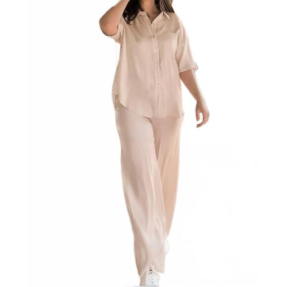 PAPERMOON Pants - NEW PAPERMOON café au lait pants and shirt set in taupe